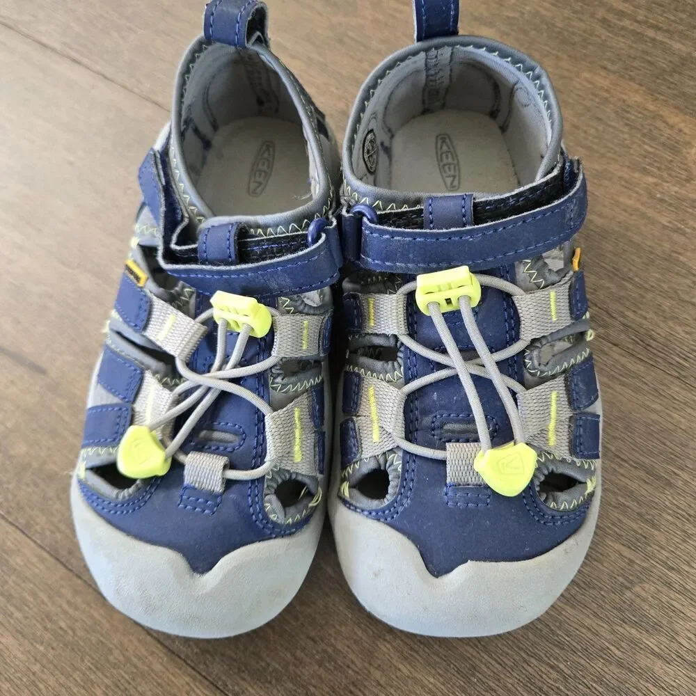 Keen Newport H2 Toddler Size 12 Sandals Shoes Slingback Casual Blue Hiking